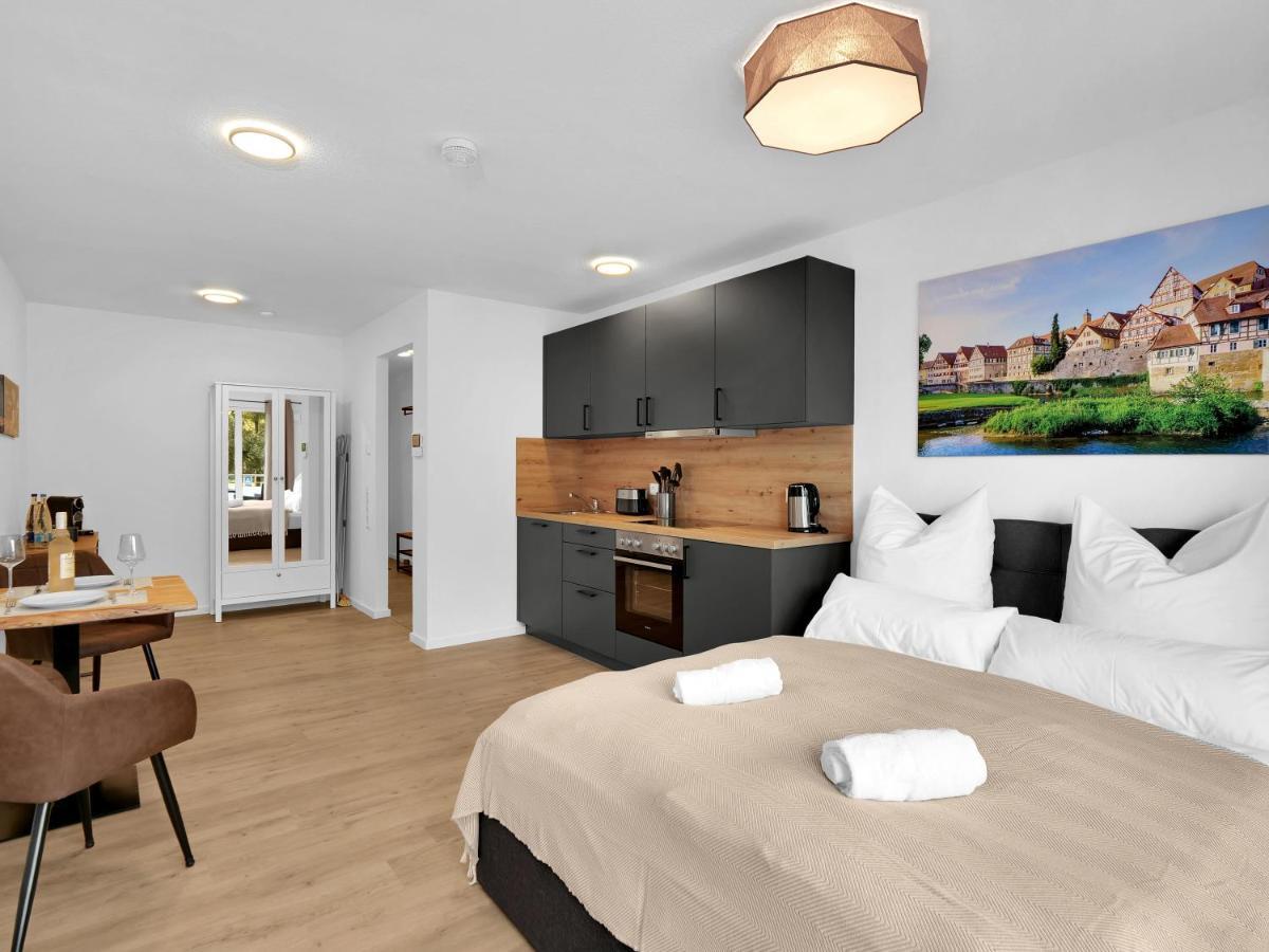 Inhome Studio Apartment - Kueche - Parken - Tv Schwäbisch Hall Exteriér fotografie