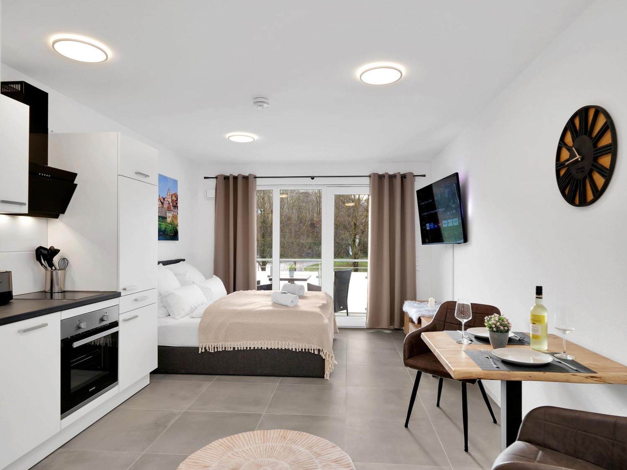 Inhome Studio Apartment - Kueche - Parken - Tv Schwäbisch Hall Exteriér fotografie